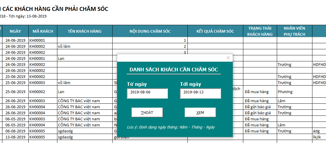 Phần mềm quản lý & Chăm sóc Khách hàng (Chuyên nghiệp)